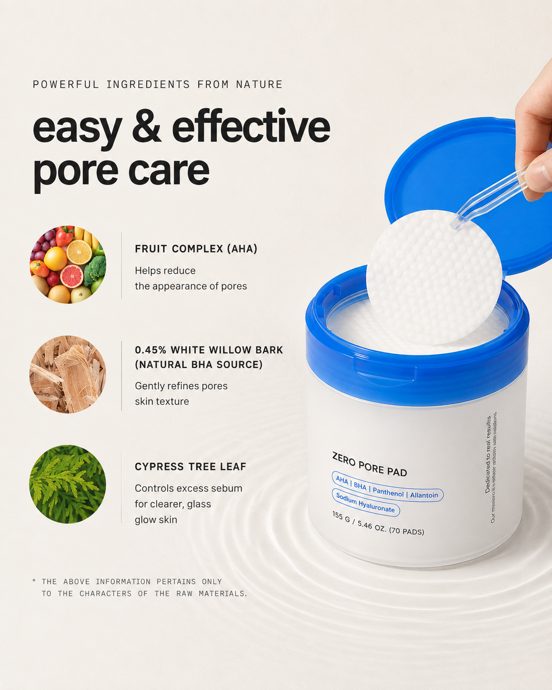 Zero Pore Pads 2.0 — AHA + BHA Exfoliating Toner Pads (70 Pads)